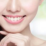 A luxurious smile after whitening procedure