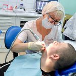 Ultrasonic teeth cleaning