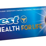 Cross toothpaste for older people (over 50 years old).